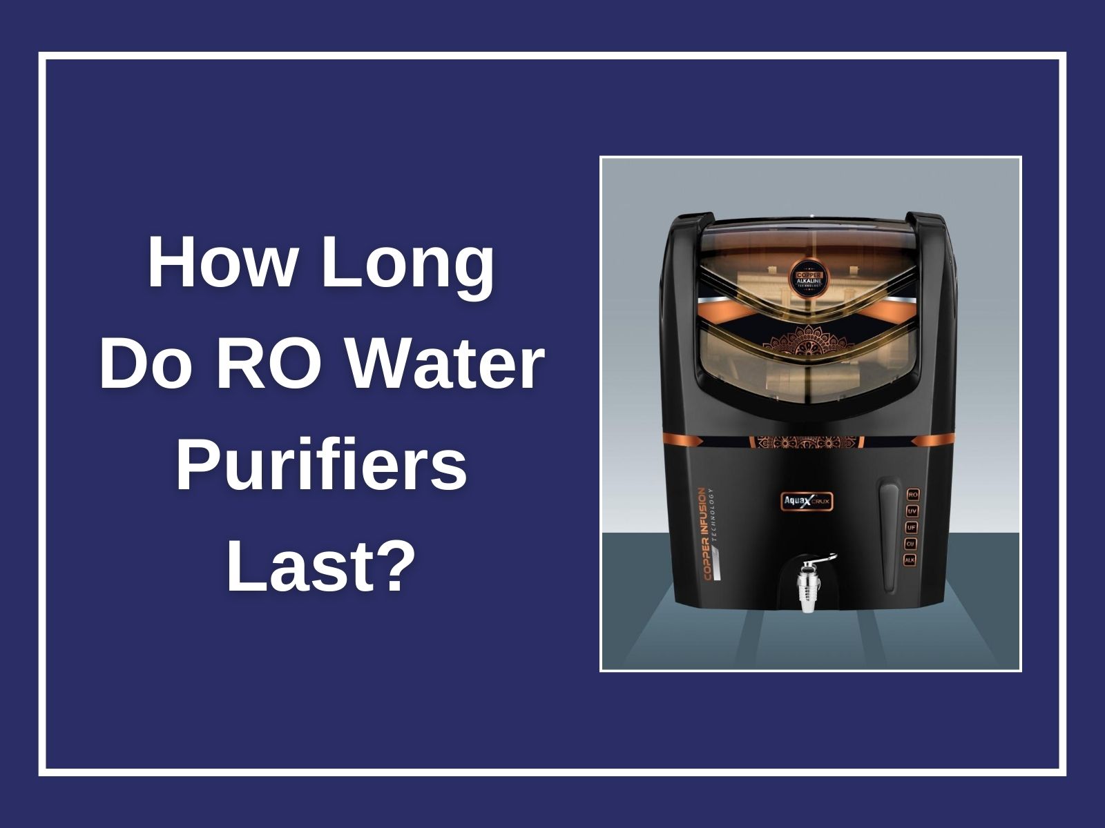 How Long Do RO Water Purifiers Last